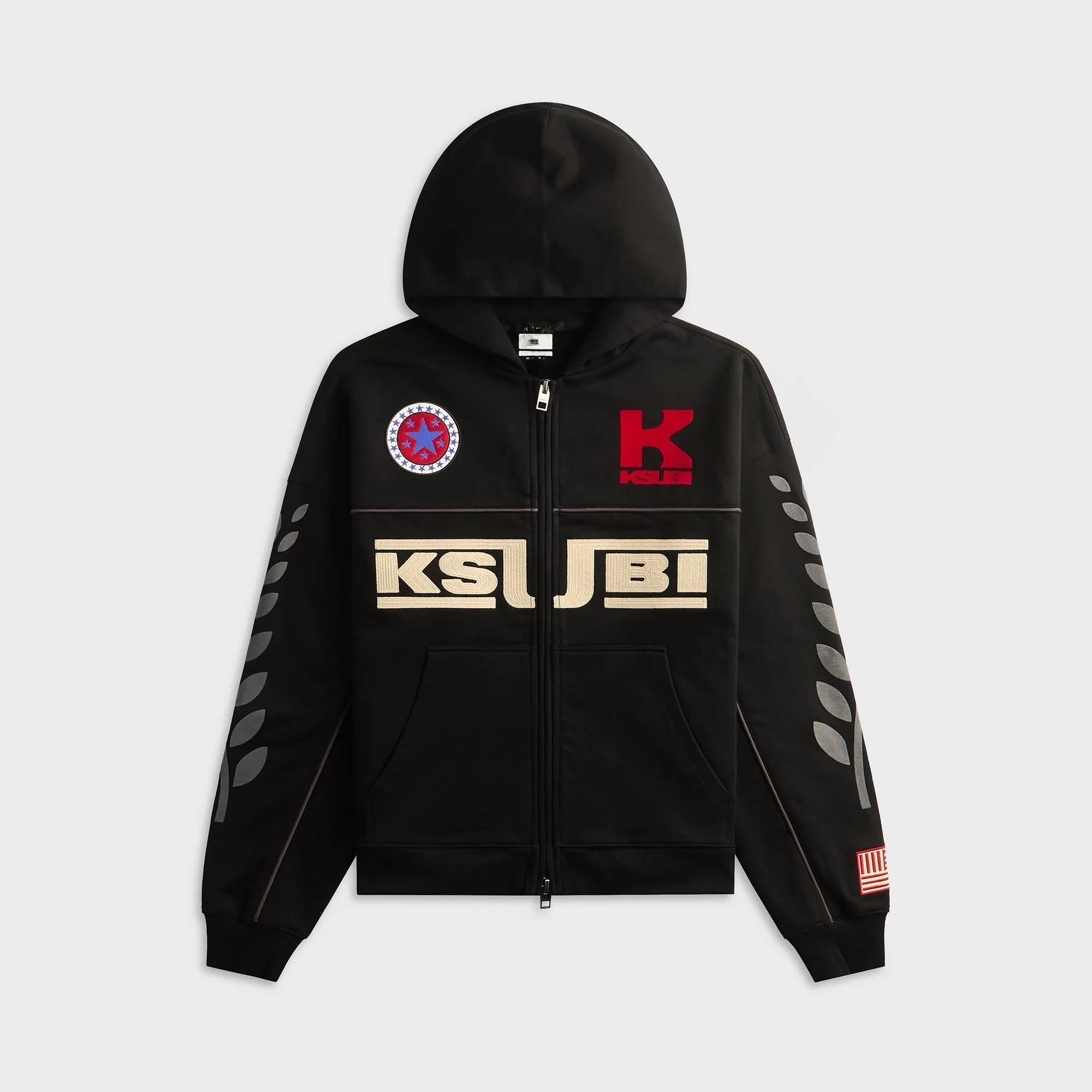 Ksubi Zoom Ekcess Zip Hoodie - Jet Black sold by Kith