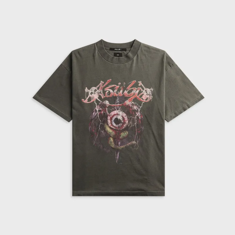 Ksubi Legend Ekcess Short Sleeve Tee - Charcoal made by Ksubi