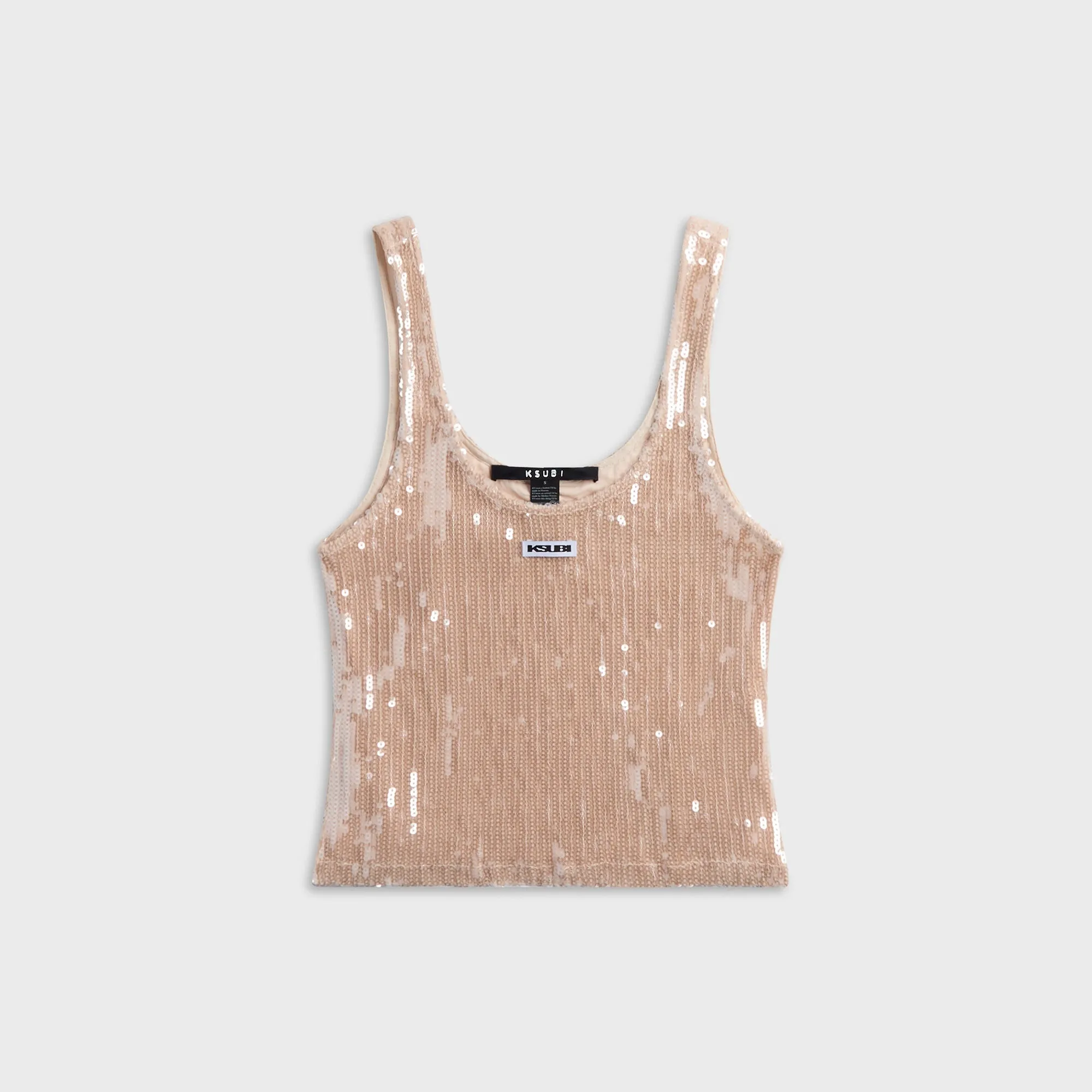 Ksubi Chloe Tank Top - Nude Spark sold by Kith