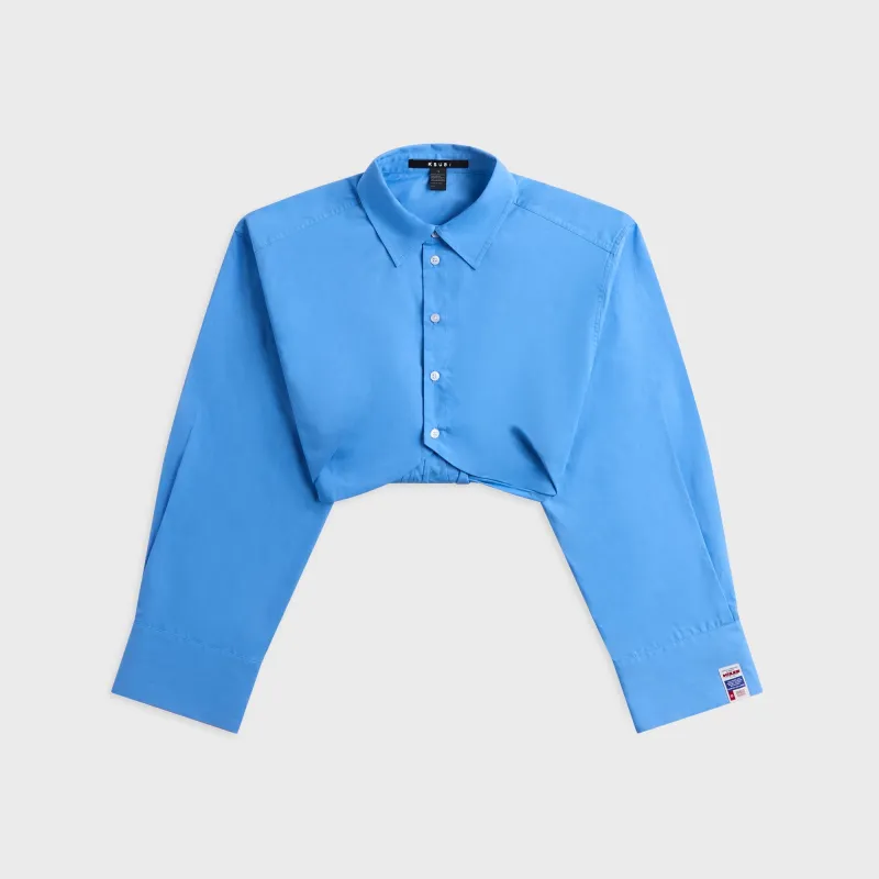 Ksubi Barker Long Sleeve Shirt - Azure made by Ksubi