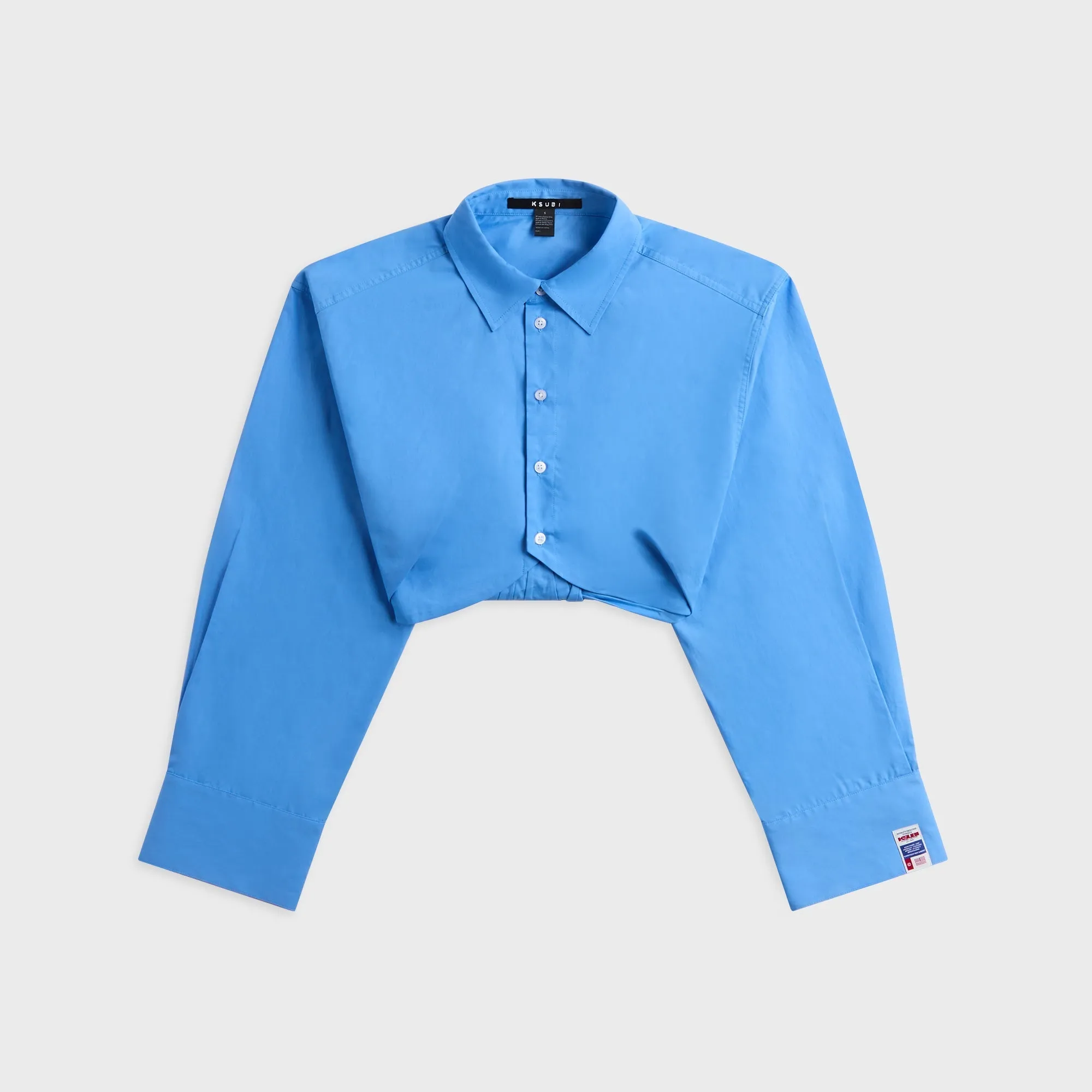 Ksubi Barker Long Sleeve Shirt - Azure sold by Kith