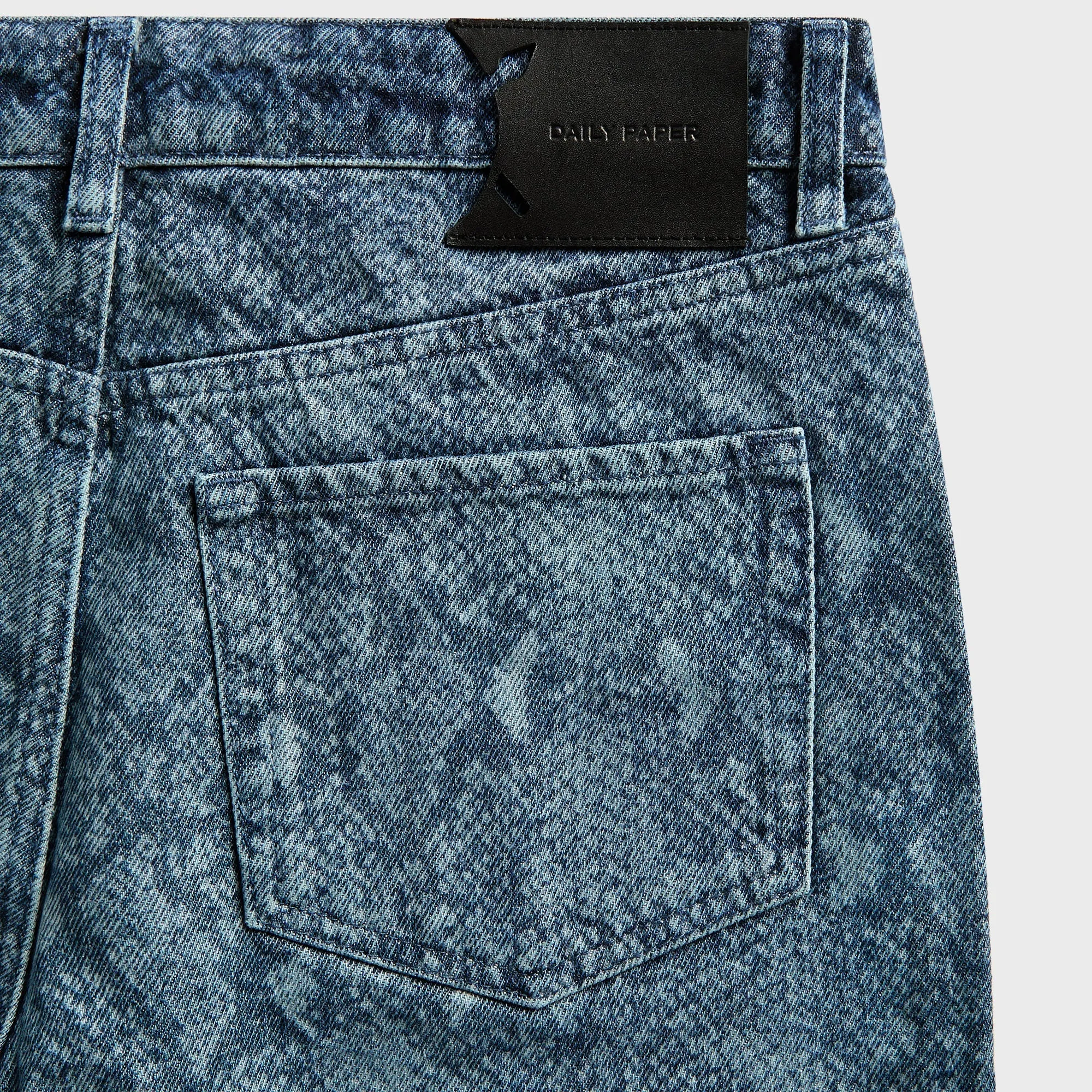 Daily Paper Snake Laser Denim Short - Blue sold by Kith product image thumbnail 3