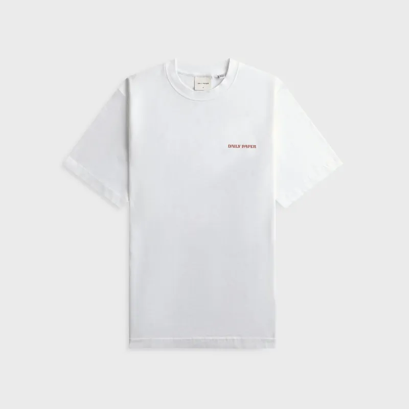 Daily Paper Safari Rally Short Sleeve Tee - White made by Daily Paper