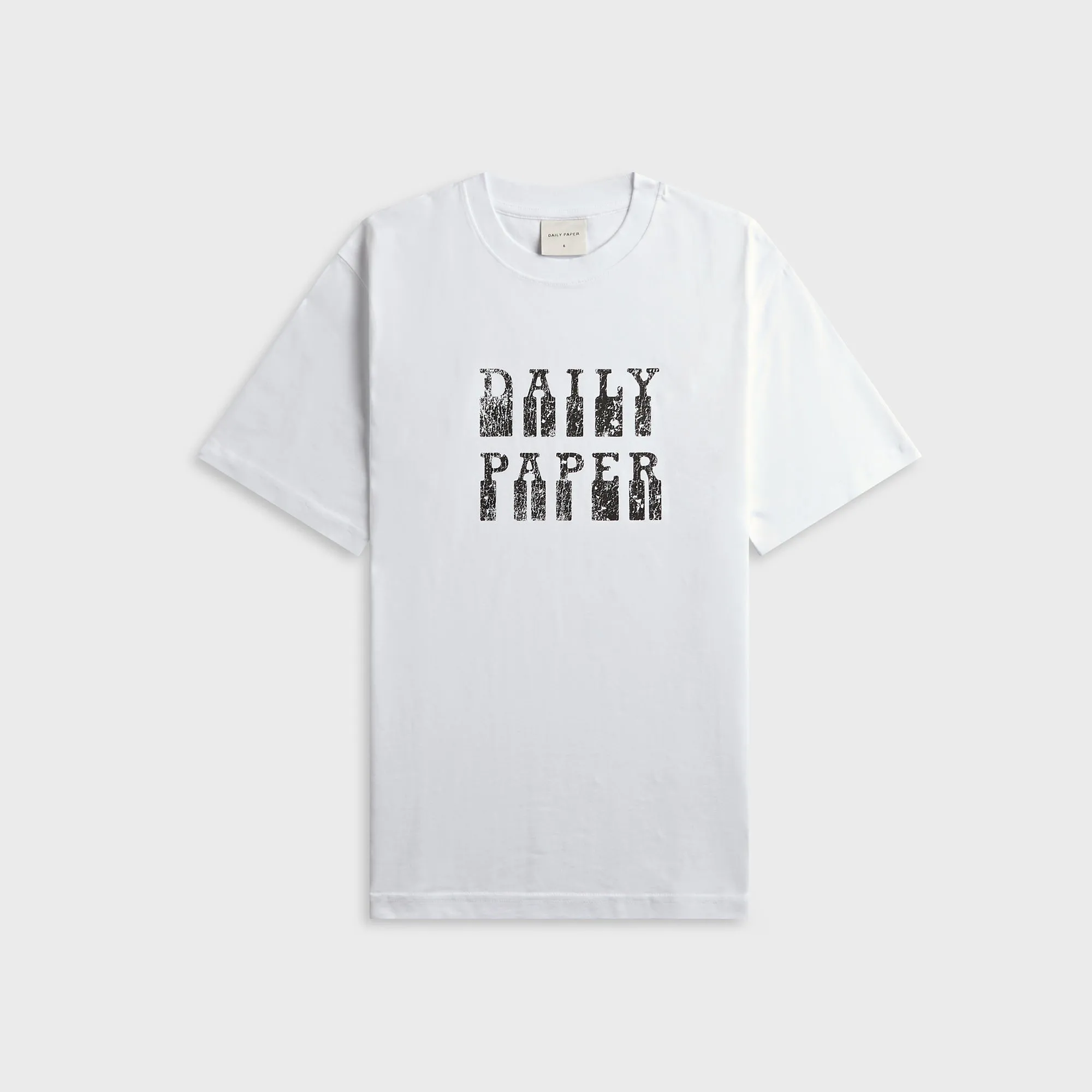 Daily Paper DP Blocked Short Sleeve Tee - White sold by Kith