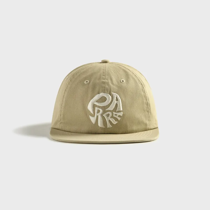 by Parra 1976 Logo 6 Panel Cap - Beige made by by Parra