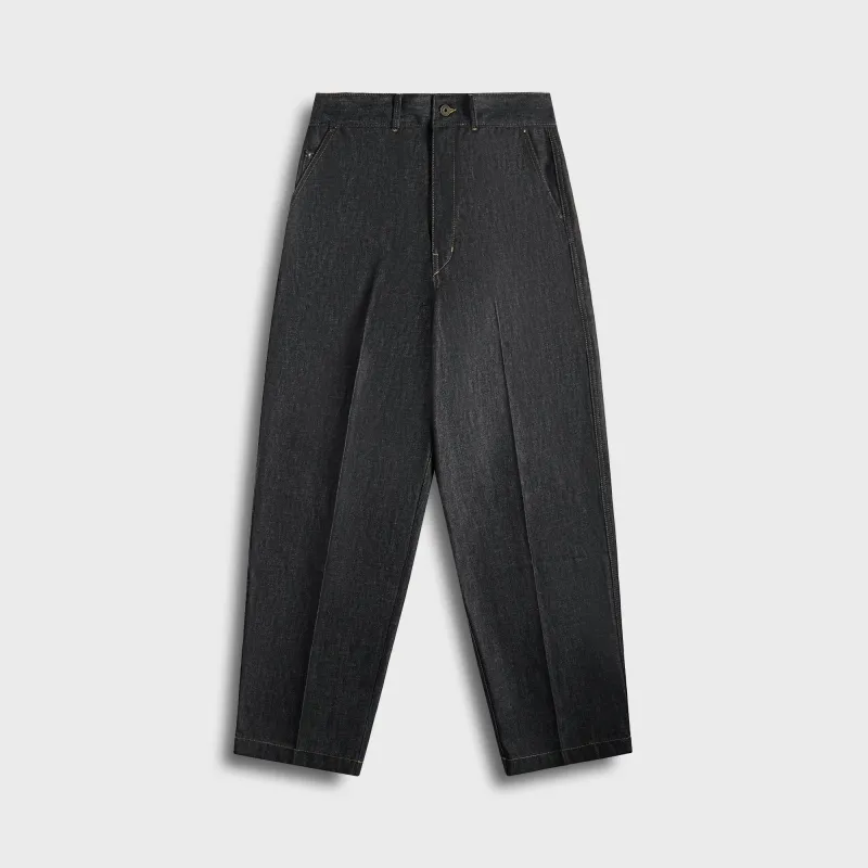 Lemaire Maxi Barrel Workwear Pants - Slate made by Lemaire