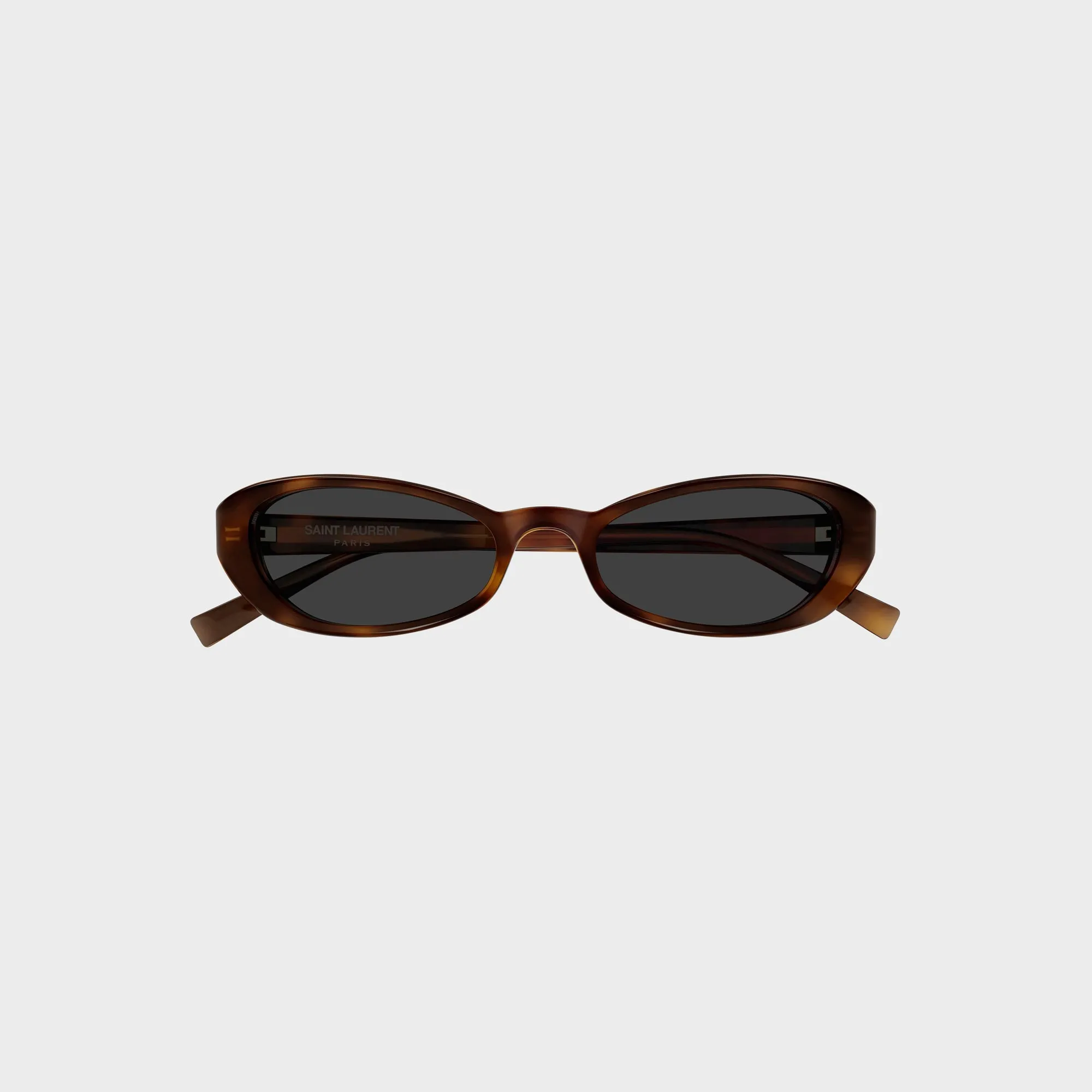 Saint Laurent SL871 Oval Sunglasses - Havana / Grey sold by Kith product image thumbnail 2