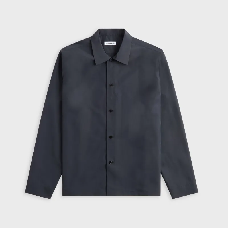 Jil Sander 238 Classic Button-Up Shirt - Black made by Jil Sander