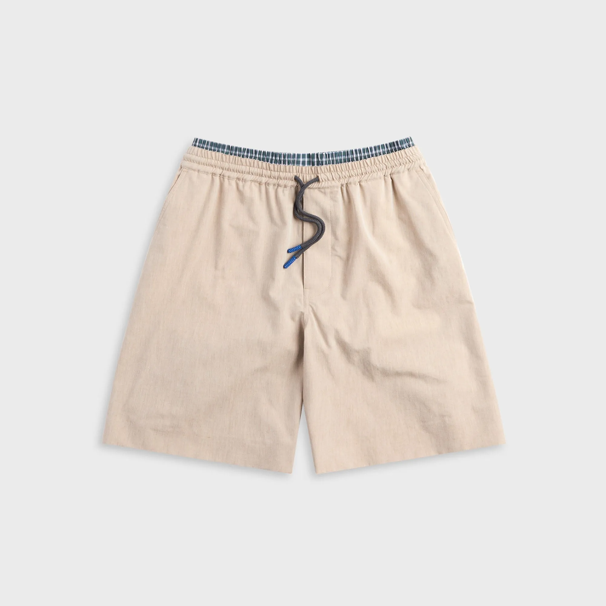 Loewe Turn-Up Cotton Short - Beige sold by Kith