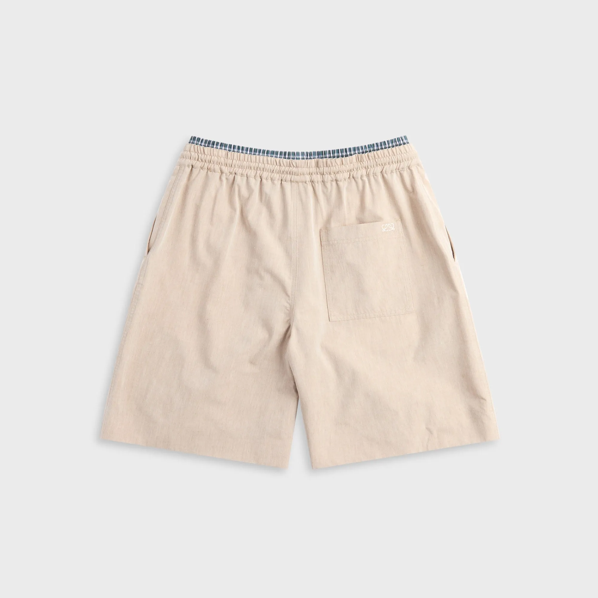 Loewe Turn-Up Cotton Short - Beige sold by Kith product image thumbnail 2