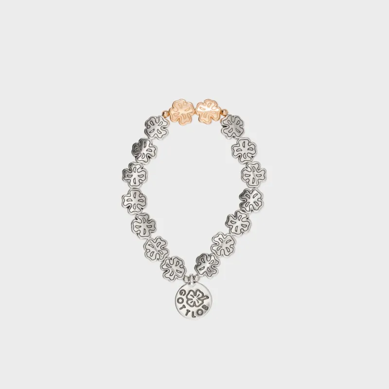 Gottlob Edition No. 3 Bracelet - Silver / Rose Gold made by Gottlob