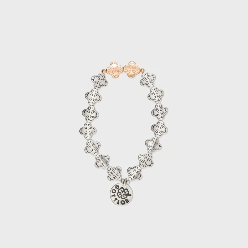 Gottlob Edition No. 1 Bracelet - Silver / Rose Gold made by Gottlob