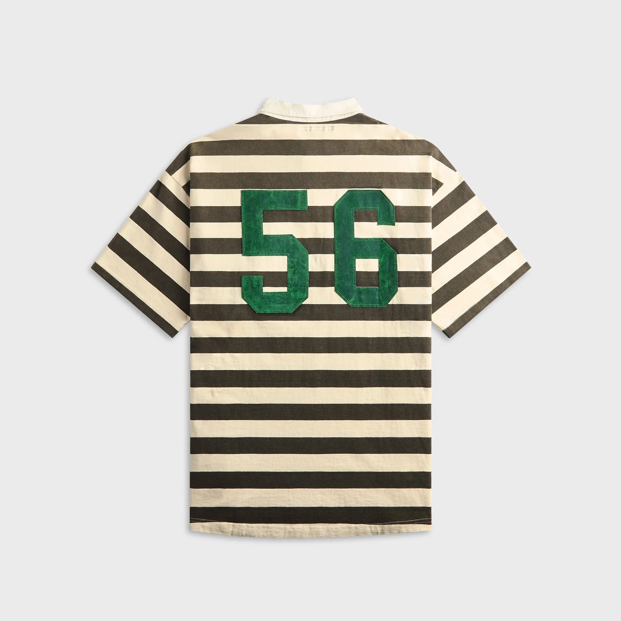 Coût De La Liberté Connor Stripe Rugby With Crystal Embroidered CDLL 56 Shirt - Ozone Black sold by Kith product image thumbnail 2
