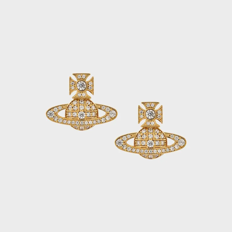 Vivienne Westwood Carmela Bas Relief Earrings - Gold made by Vivienne Westwood