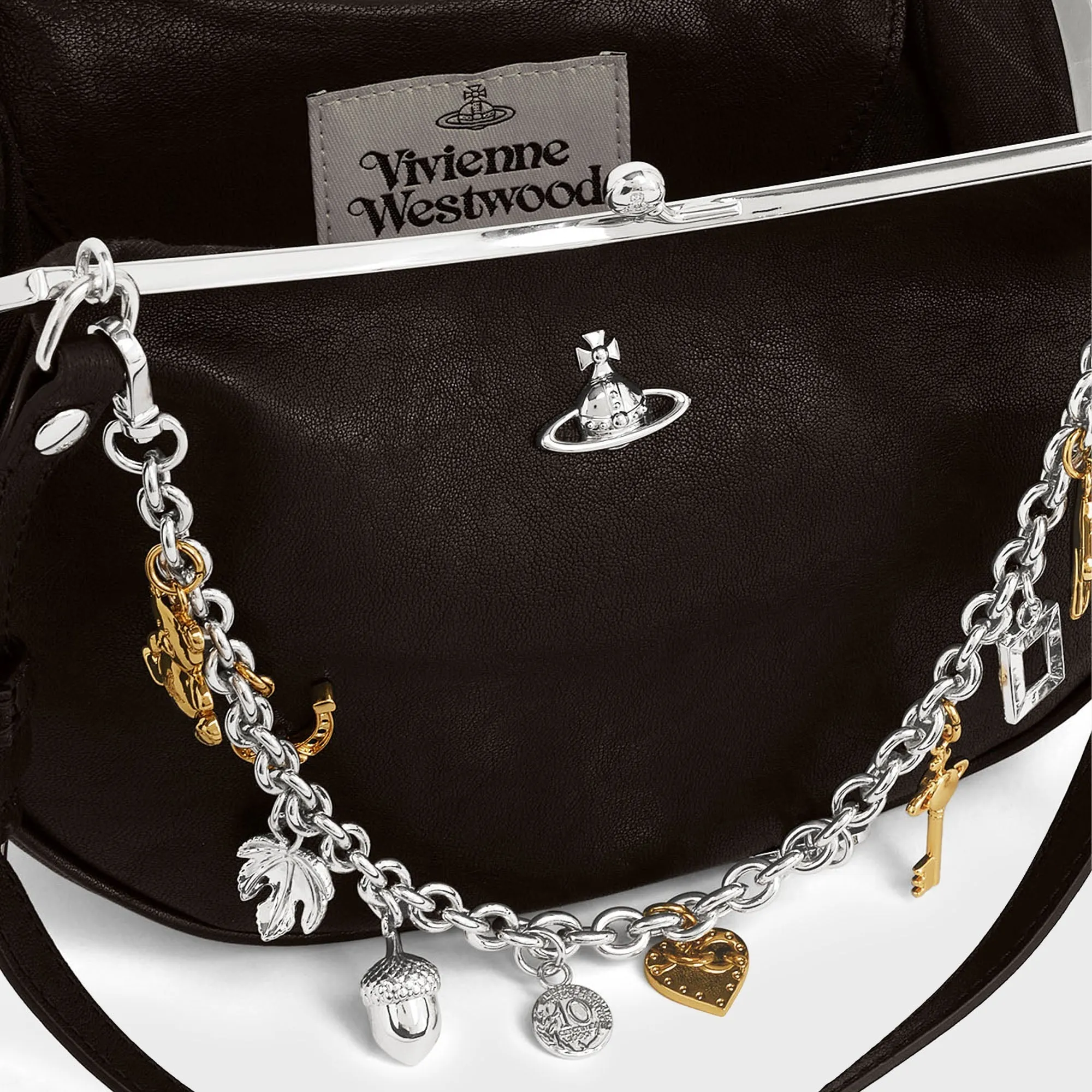 Vivienne Westwood Charm Frame Purse Bag - Black sold by Kith product image thumbnail 3