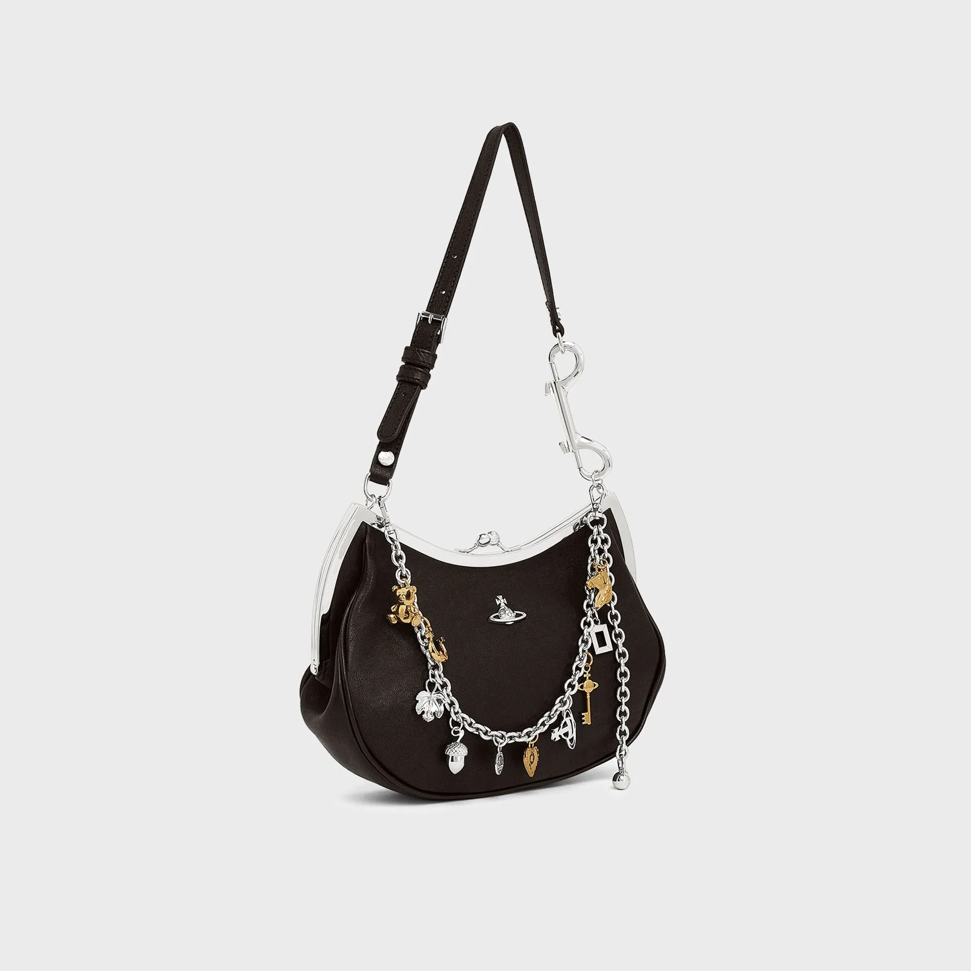 Vivienne Westwood Charm Frame Purse Bag - Black sold by Kith product image thumbnail 2