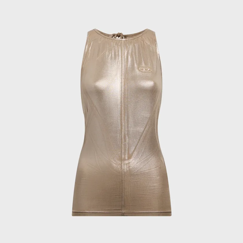 Diesel T-Dyvny Tank Top - Gold made by Diesel