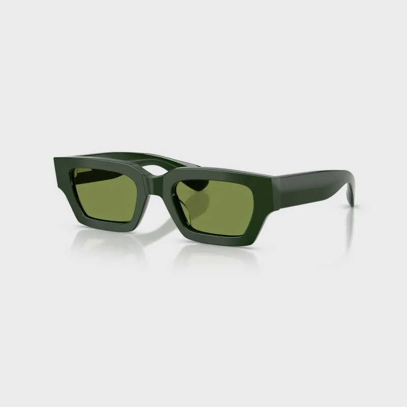 Oliver Peoples x Jil Sander Edition 6 Sunglasses - Dark Green / Green made by Oliver Peoples