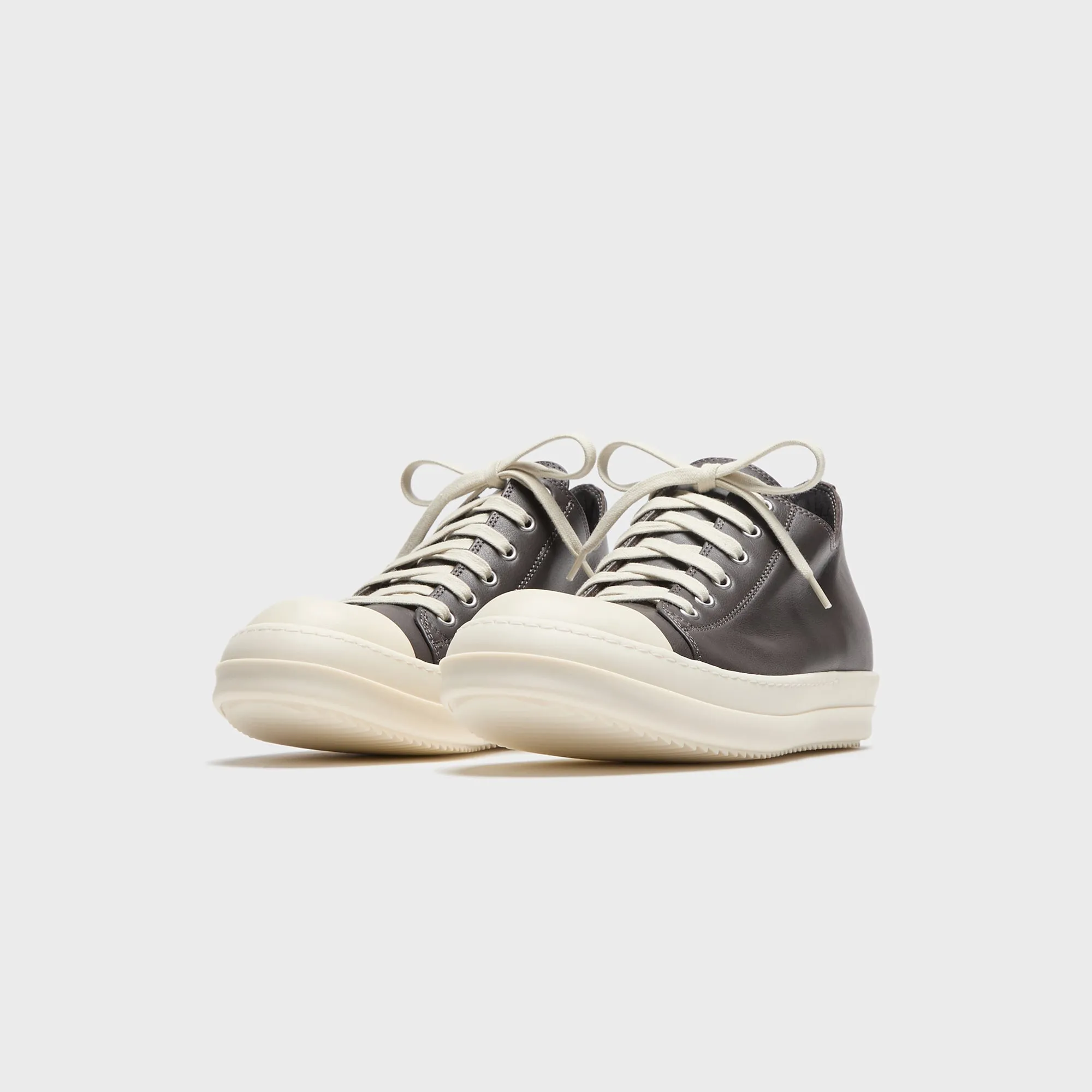 Rick Owens Low Sneaks - Dark Dust / Milk sold by Kith product image thumbnail 2