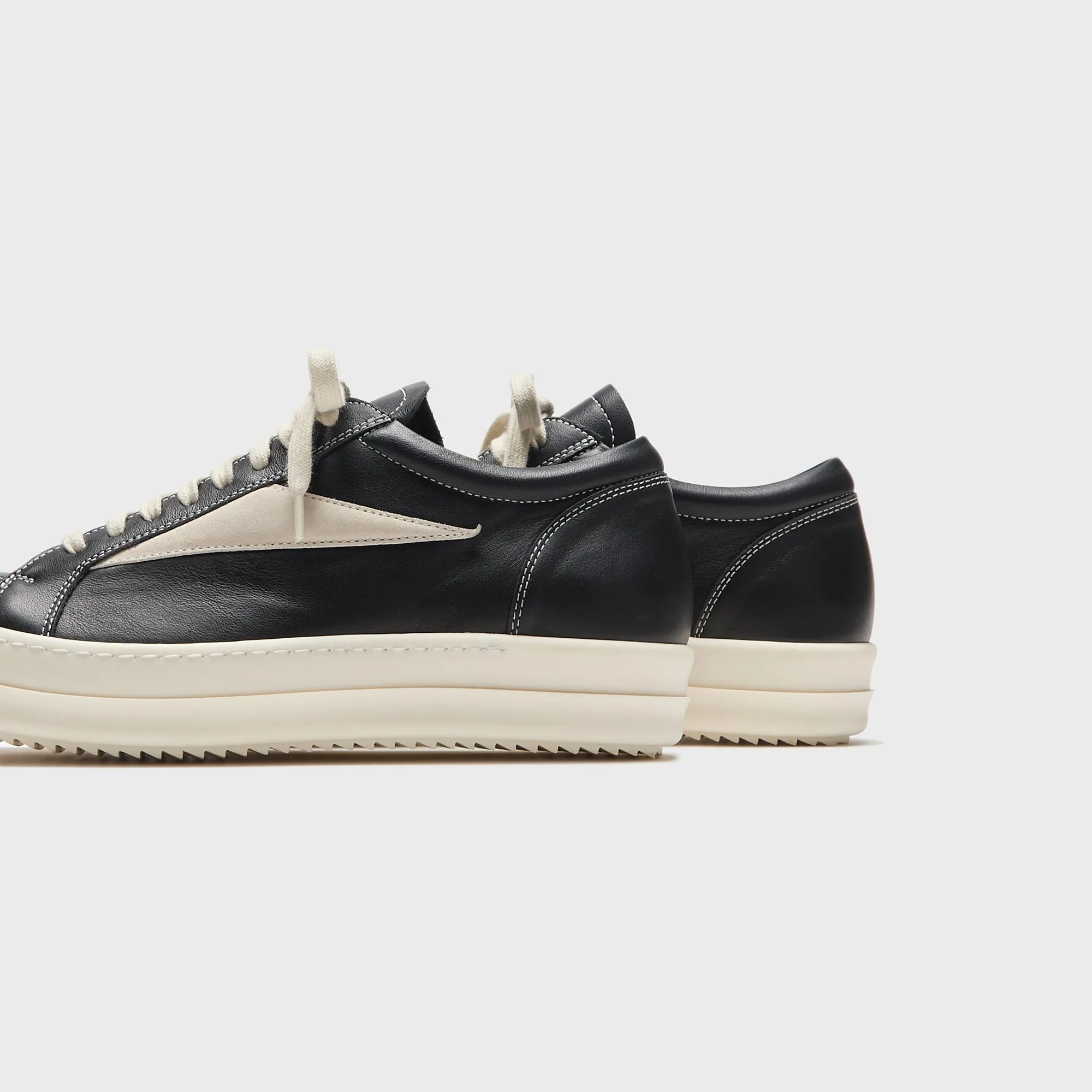 Rick Owens Vintage Sneaks - Black / Milk sold by Kith product image thumbnail 4