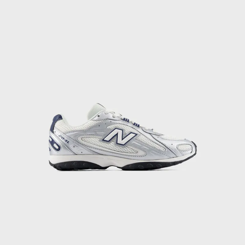 New Balance 204L - Sea Salt / Silver Metallic / NB Navy made by New Balance