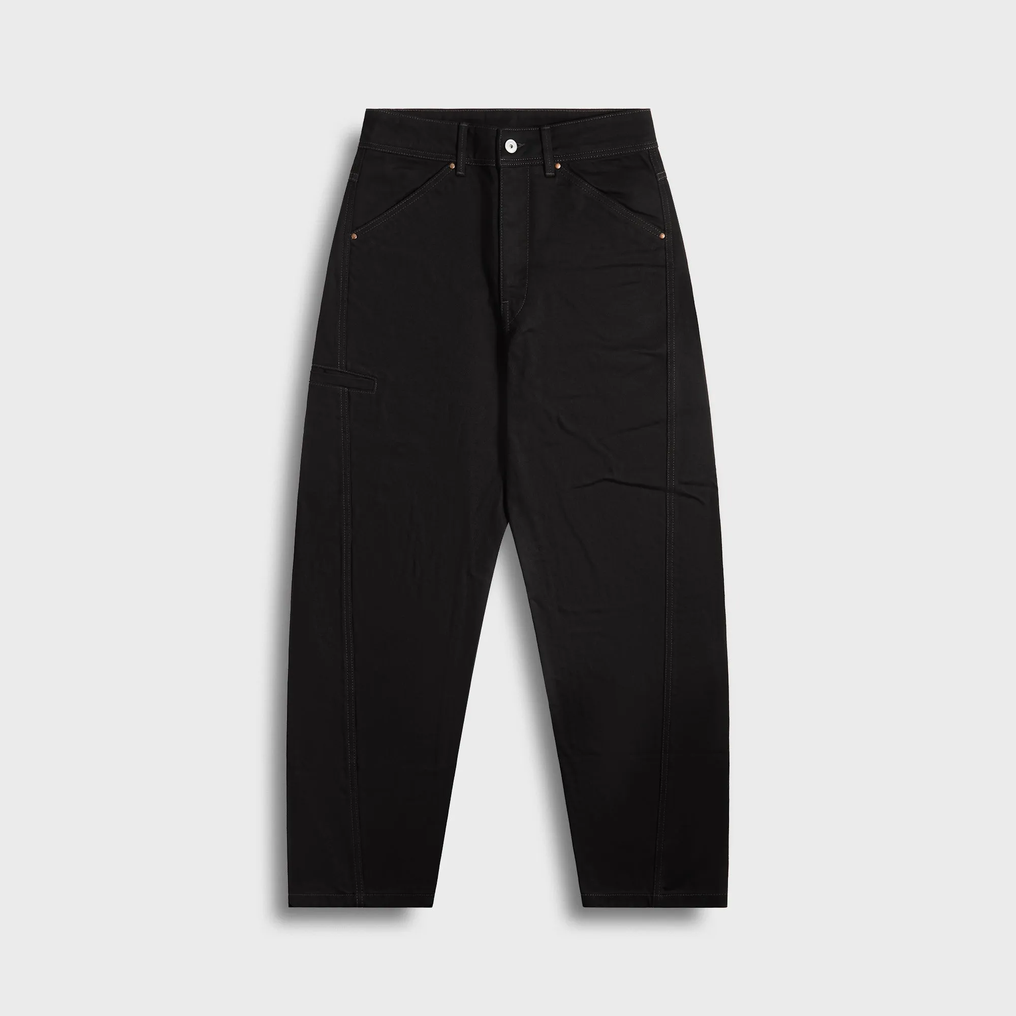 Lemaire Twisted Workwear Pants - Black sold by Kith