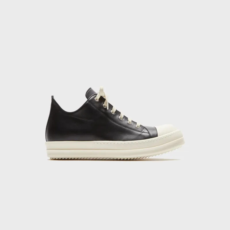 Rick Owens WMNS Low Sneaks - Black / Milk made by Rick Owens
