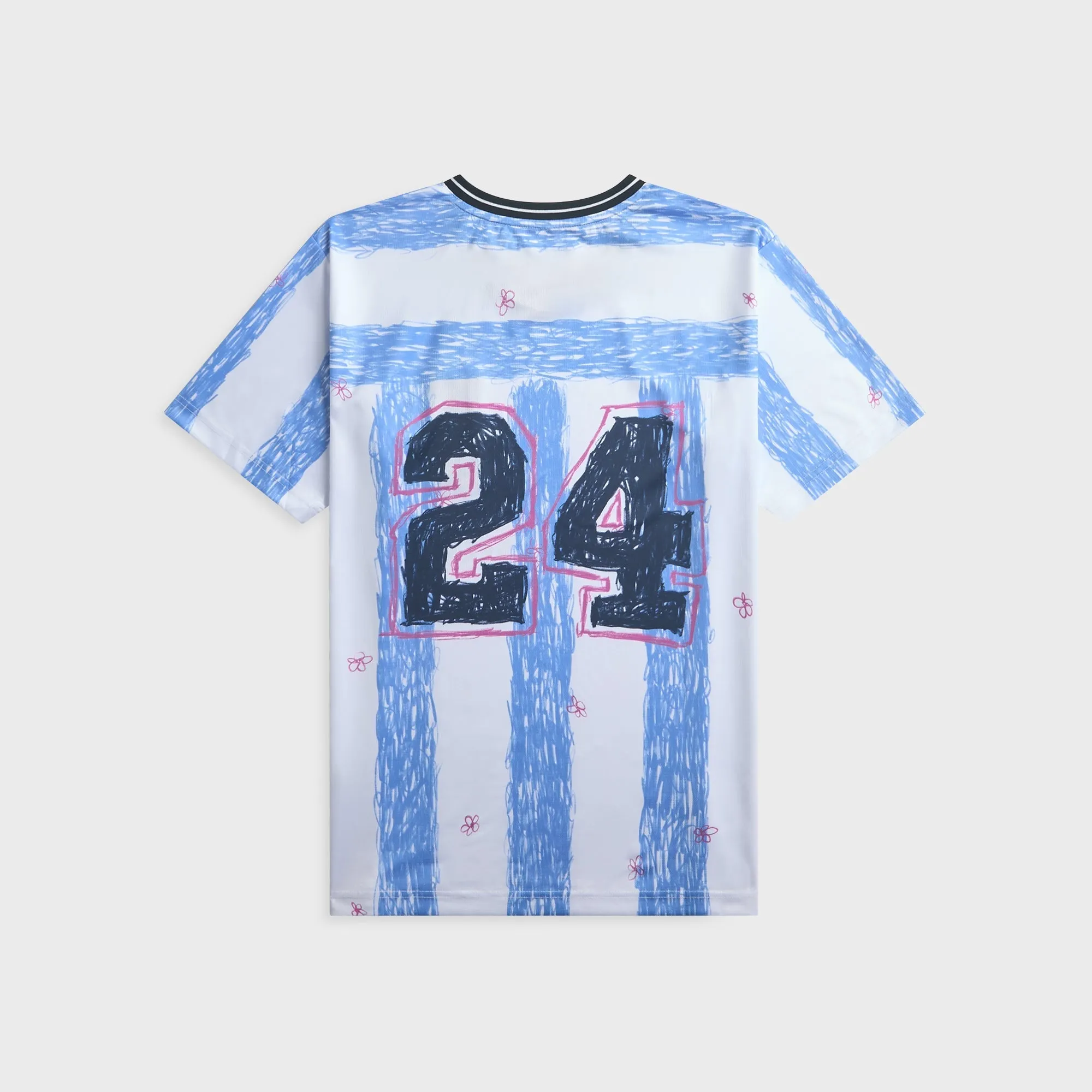 NAHMIAS Scribble Soccer Jersey - Blue Iris sold by Kith product image thumbnail 2