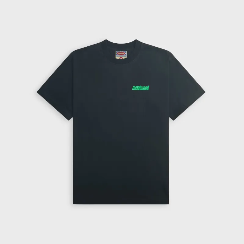 Metalwood Oscar Bravo Tee - Black made by Metalwood Studios