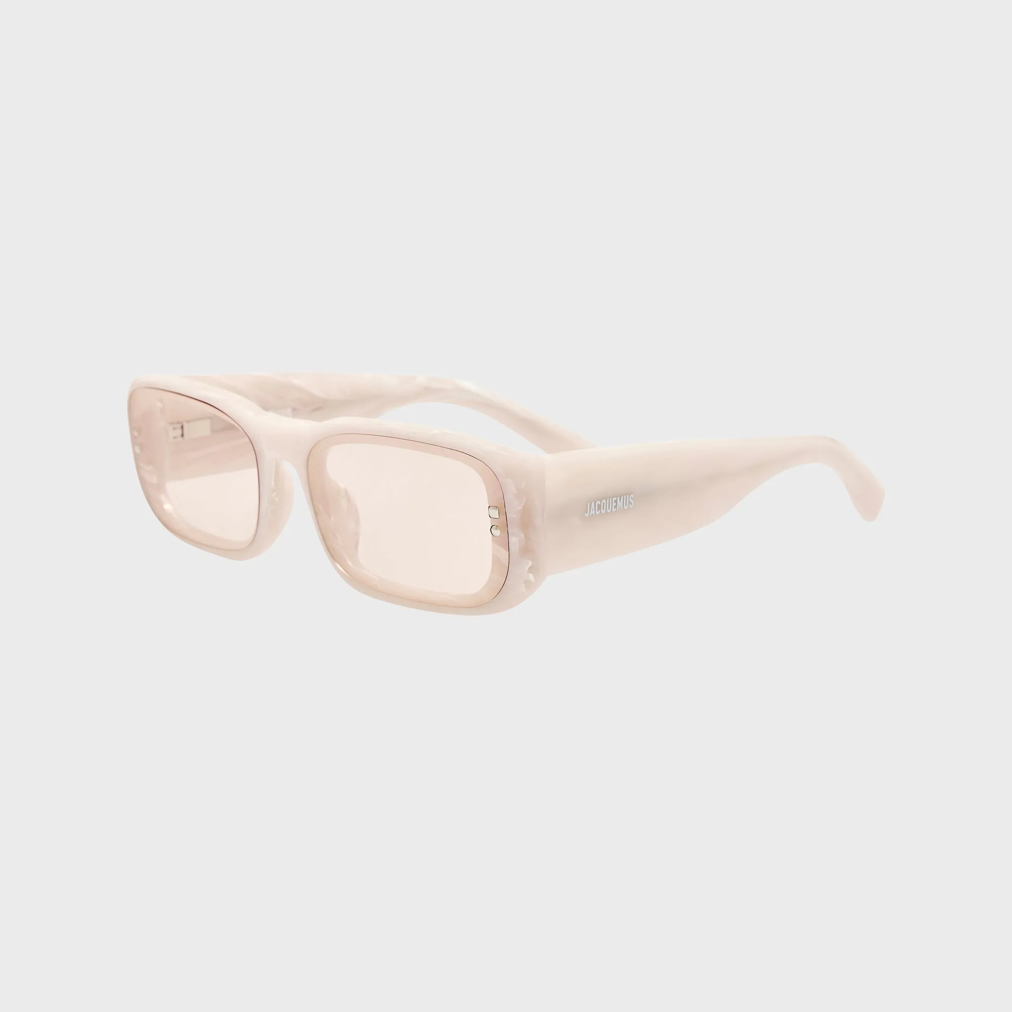 Jacquemus Pisco Sunglasses - Marble / Silver / Light Smoke sold by Kith product image thumbnail 2