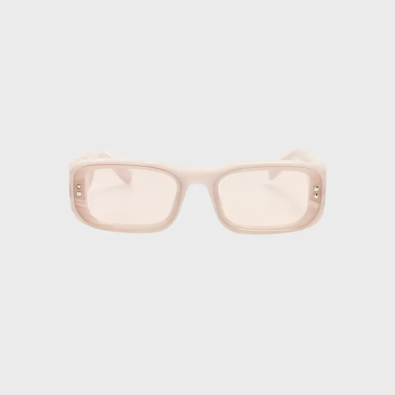 Jacquemus Pisco Sunglasses - Marble / Silver / Light Smoke made by Jacquemus
