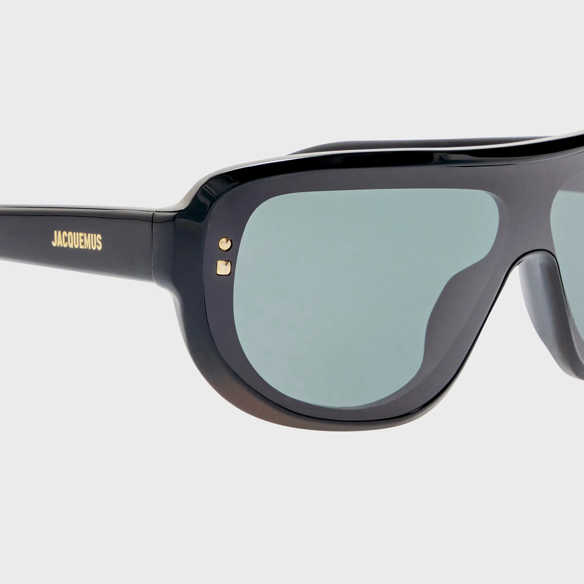 Jacquemus Havana Sunglasses - Black / Light Gold / Grey sold by Kith product image thumbnail 4