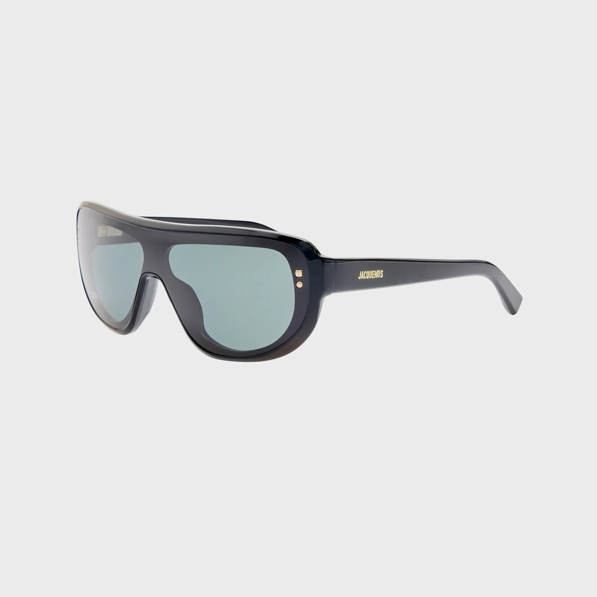 Jacquemus Havana Sunglasses - Black / Light Gold / Grey sold by Kith product image thumbnail 2