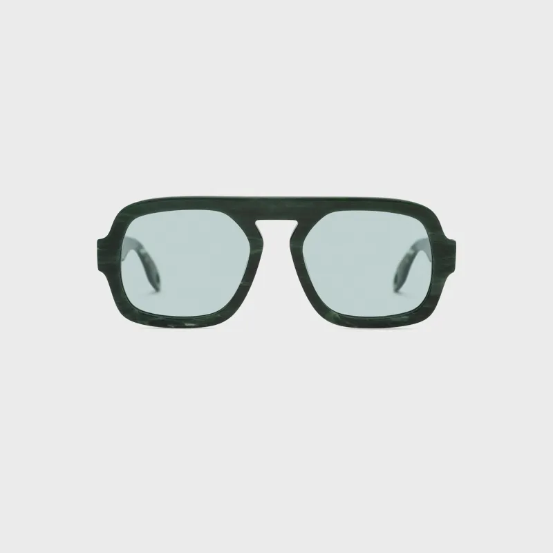 Elisa Johnson Jane Sunglasses - Green Tortoise made by Elisa Johnson