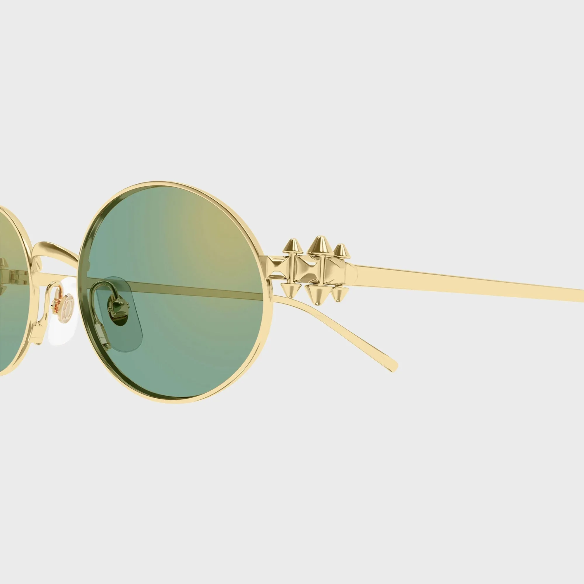 Cartier Clash CT0644S 004 Sunglasses - Gold / Green sold by Kith product image thumbnail 3