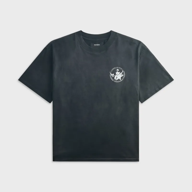 NAHMIAS Youth Enrichment Program Boxy Tee - Aged Black made by Nahmias