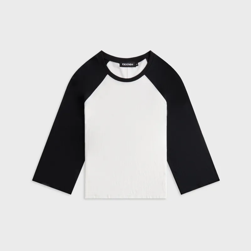 EB Denim Kingsley Top - Black / White made by EB Denim