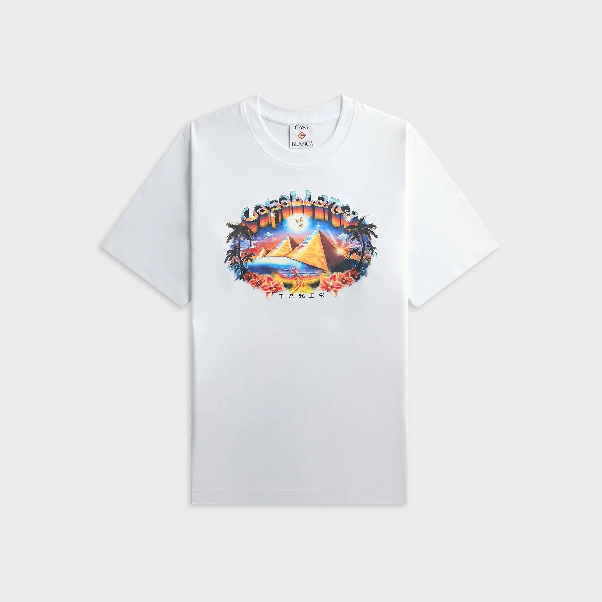 Casablanca Tourism Short Sleeve Tee - White sold by Kith