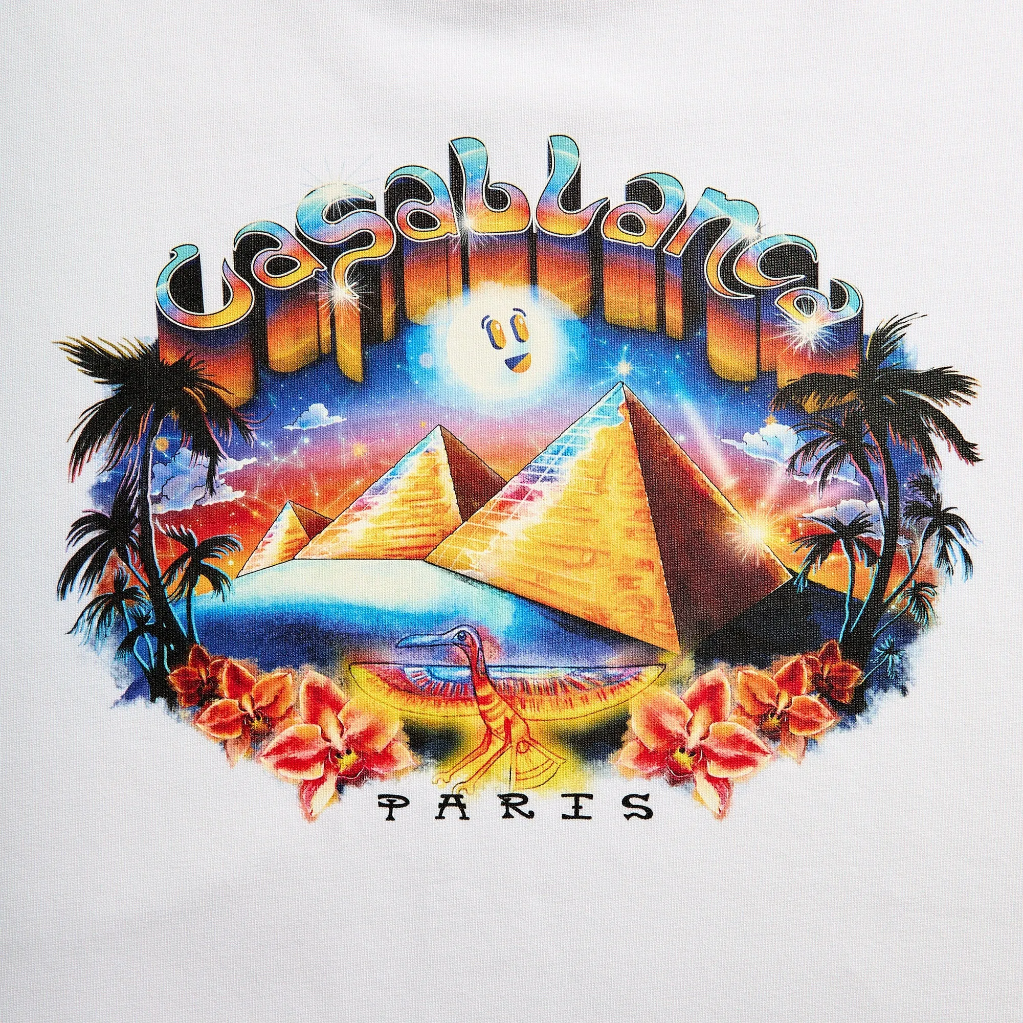 Casablanca Tourism Short Sleeve Tee - White sold by Kith product image thumbnail 2