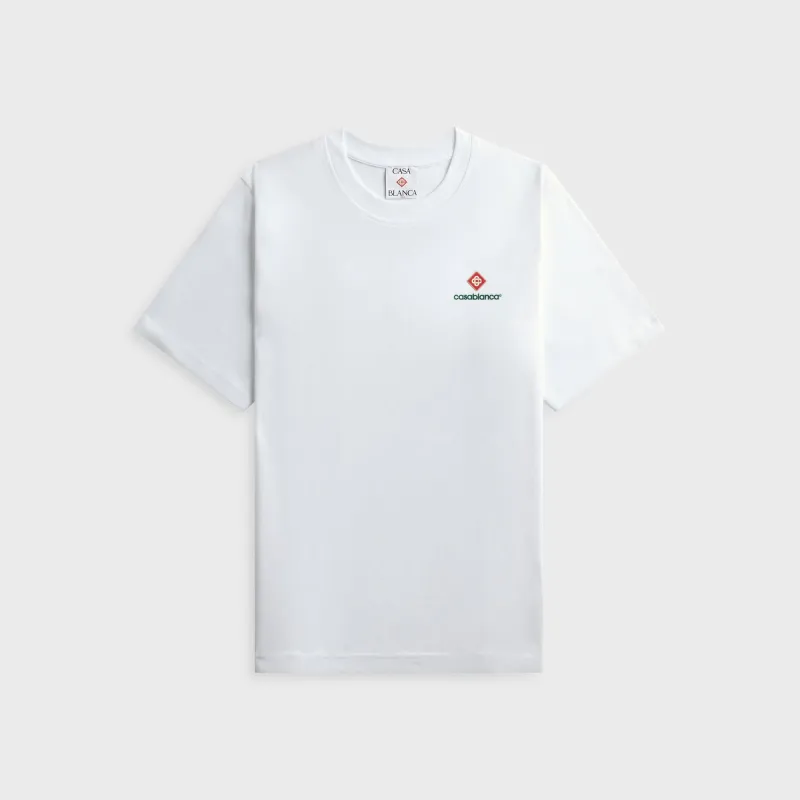 Casablanca Sport Type Short Sleeve Tee - White made by Casablanca