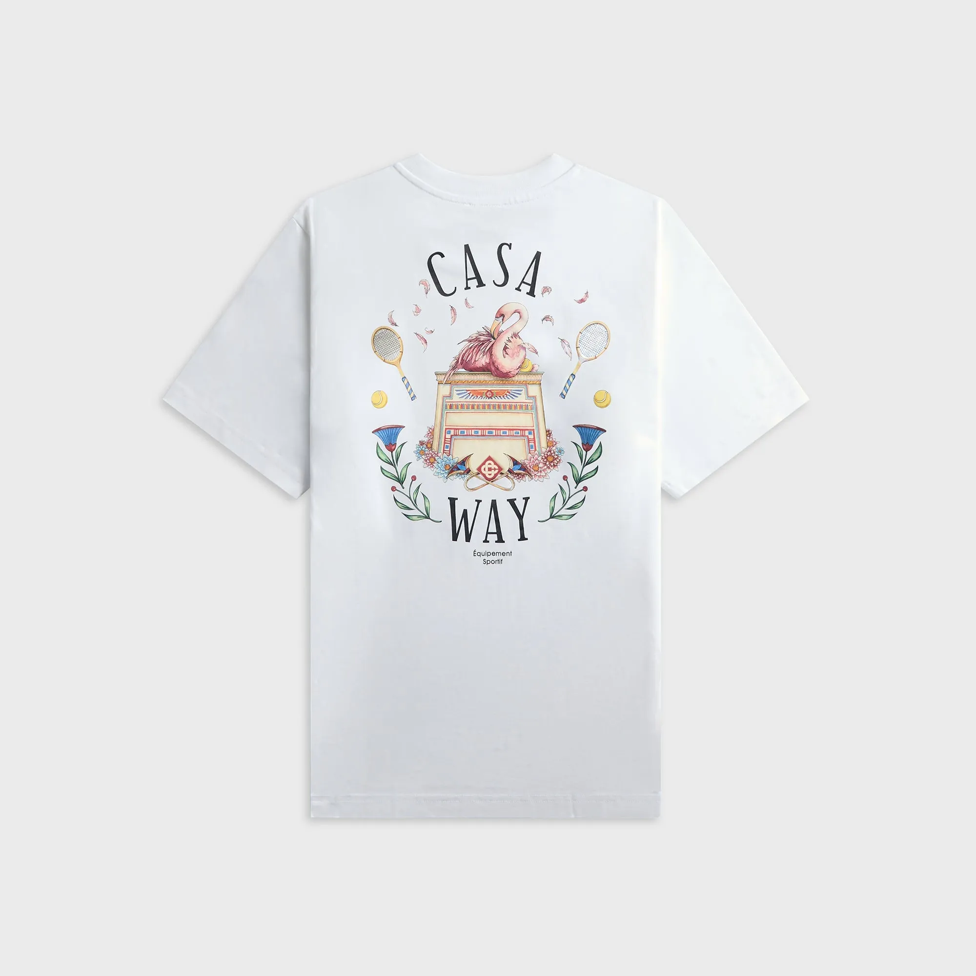 Casablanca Casa Way Short Sleeve Tee - White sold by Kith product image thumbnail 3