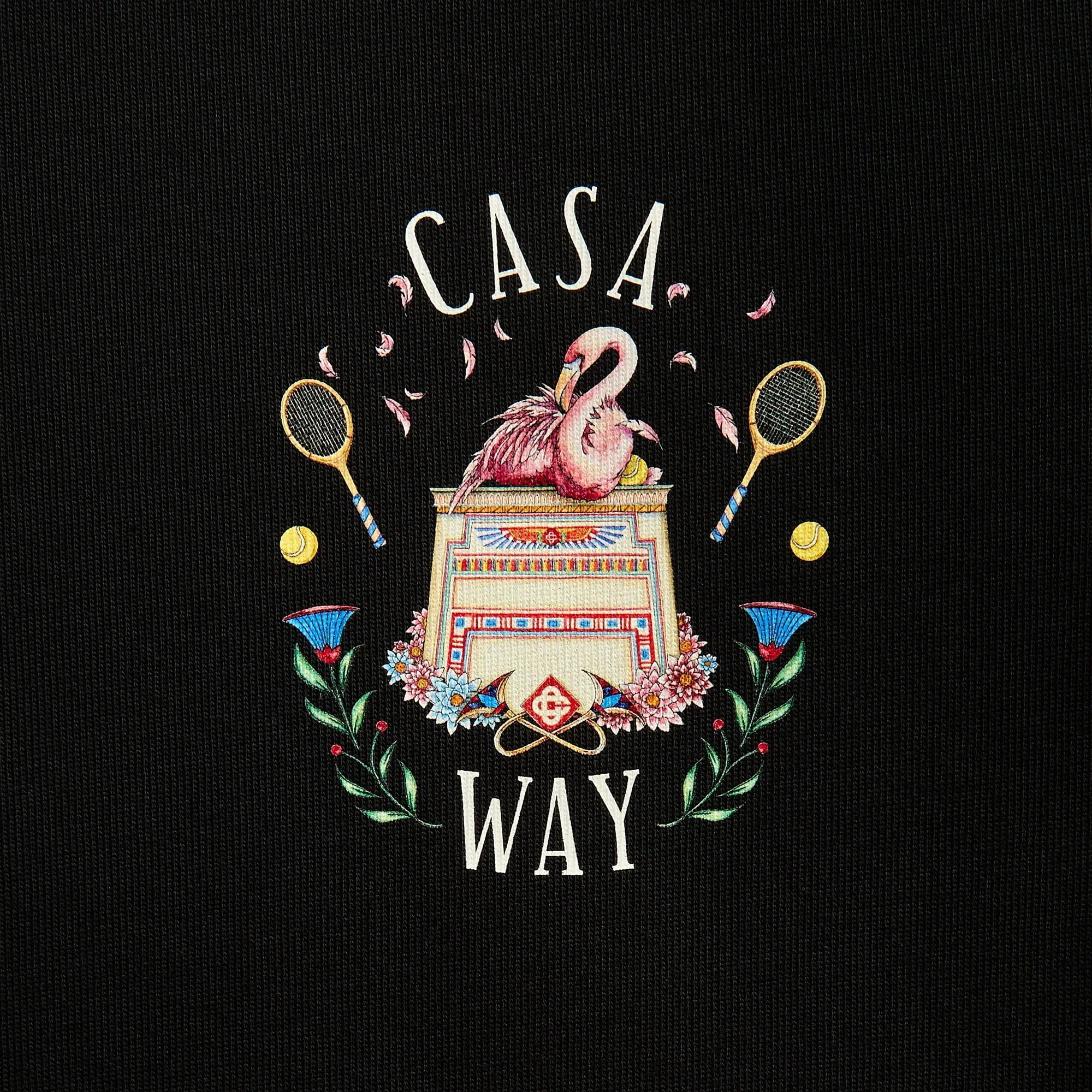 Casablanca Casa Way Short Sleeve Tee - Black sold by Kith product image thumbnail 2