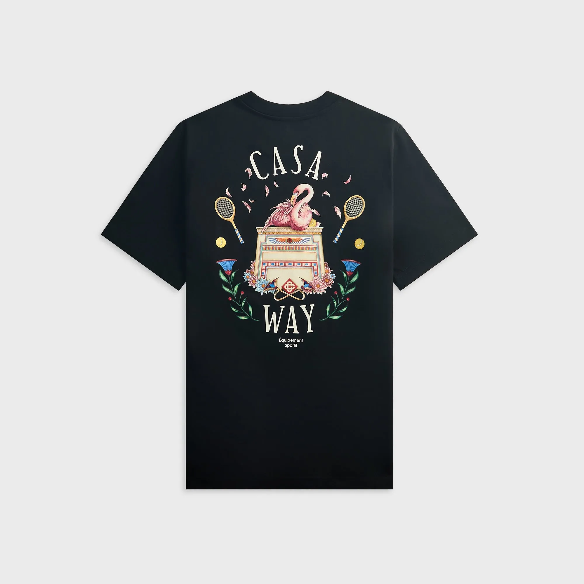 Casablanca Casa Way Short Sleeve Tee - Black sold by Kith product image thumbnail 3