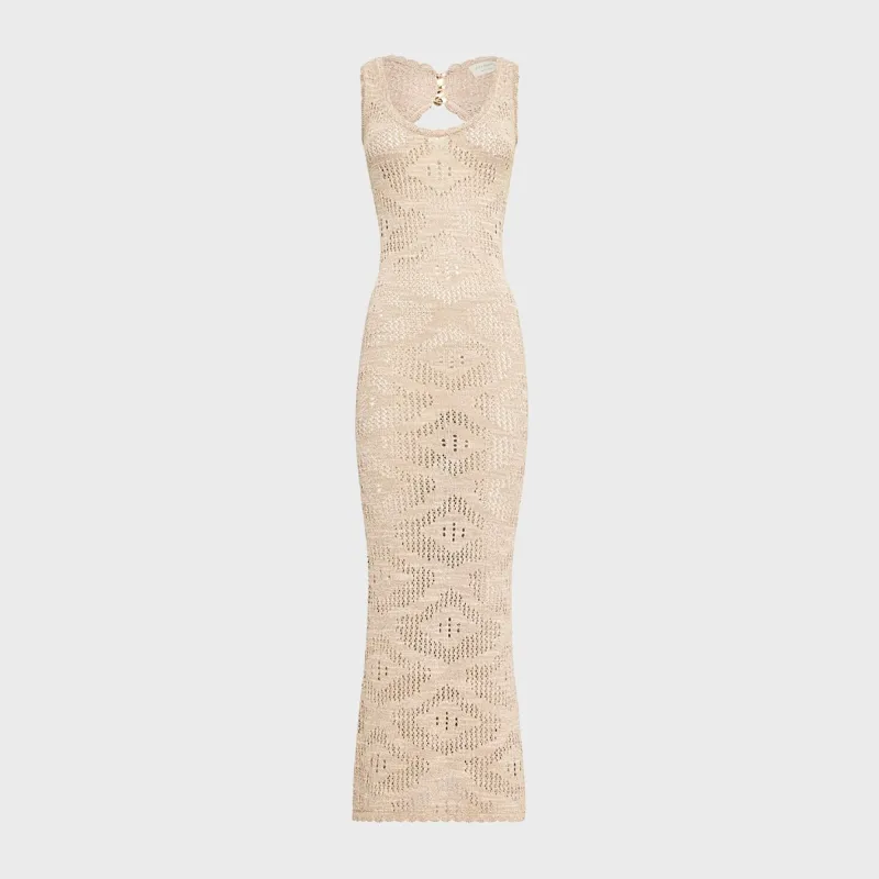 Asta Resort Eve Dress - Sand Shimmer made by Asta Resort