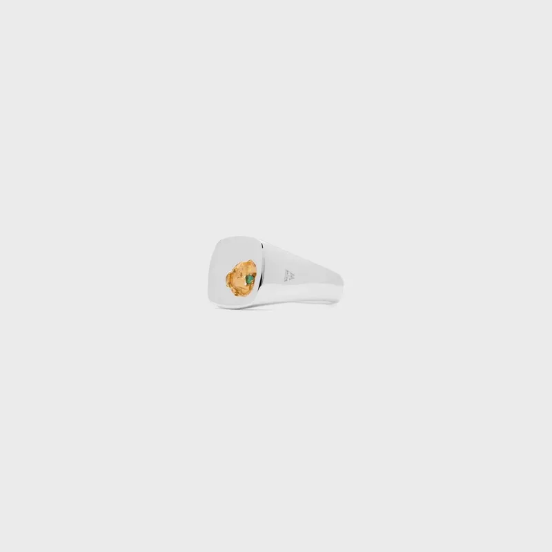 Tom Wood Mined Small Ring - Silver made by TOM WOOD