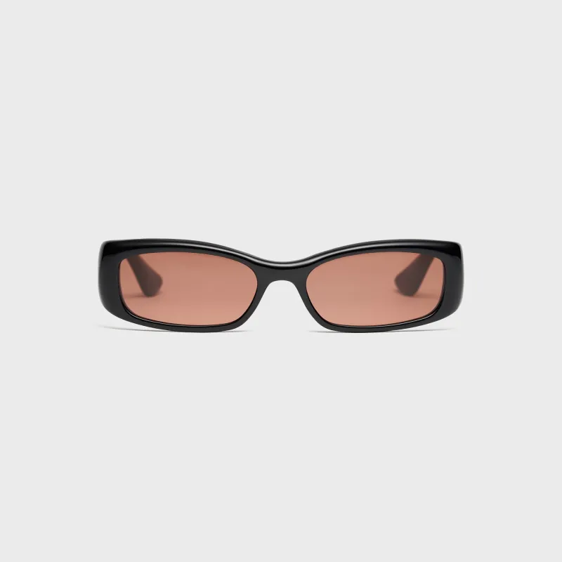 Port Tanger Leila Sunglasses - Black / Amber made by Port Tanger