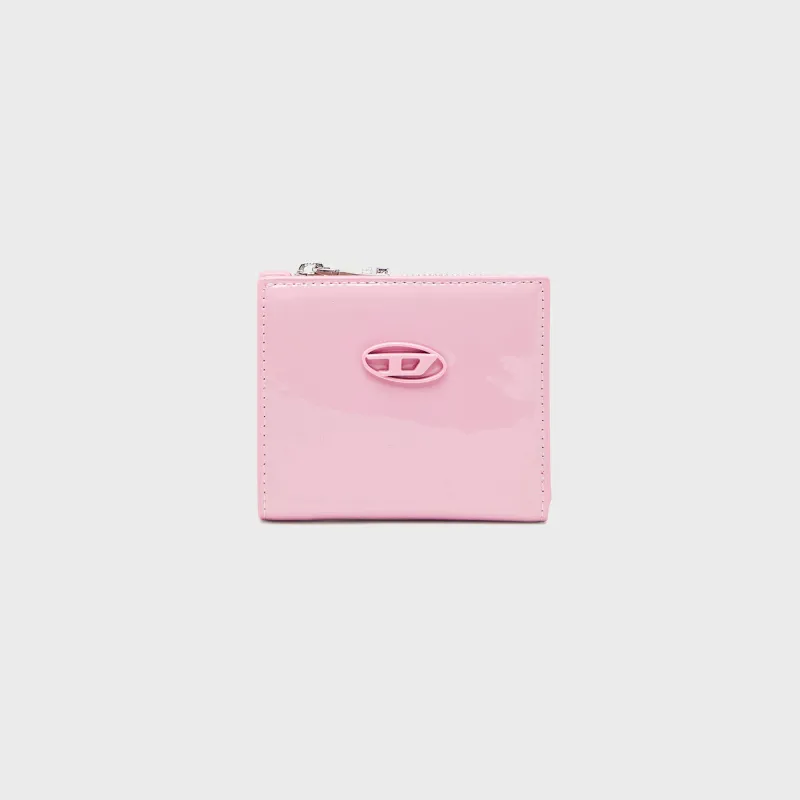 Diesel Glossy PU Bi-Fold Wallet - Light Pink made by Diesel
