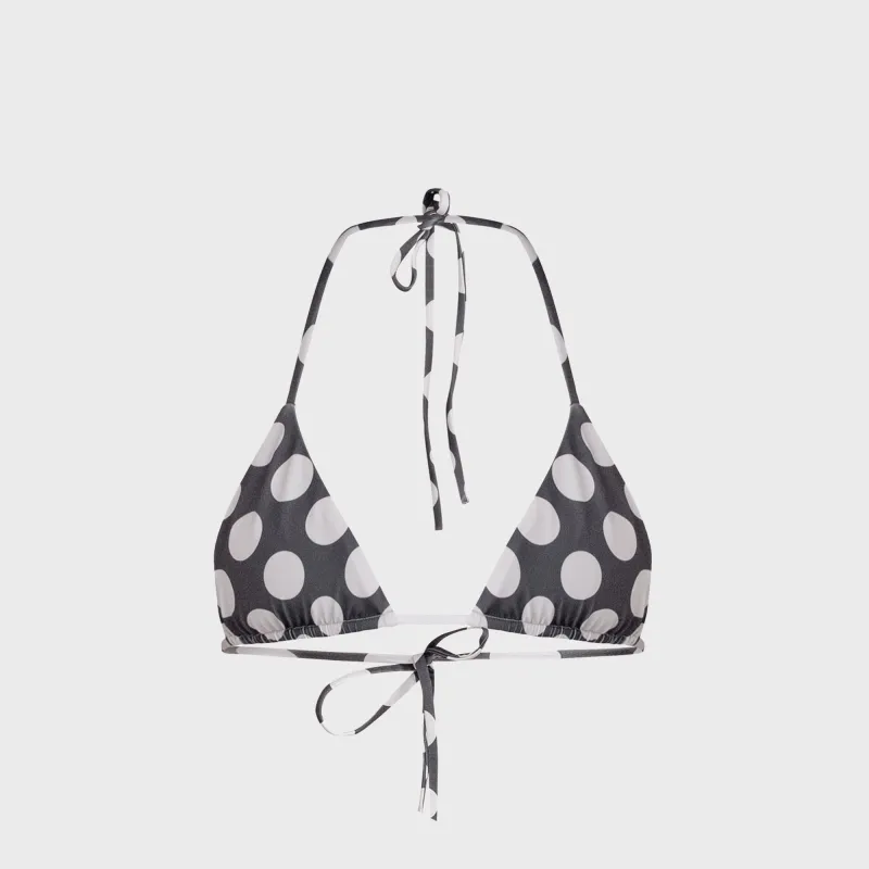 Belle Anna Estelle Top - Brown Polka Dot made by Belle Anna