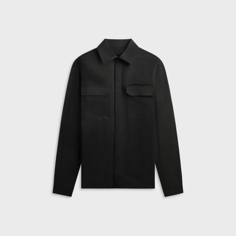 Rick Owens Tower Work Shirt - Black made by Rick Owens