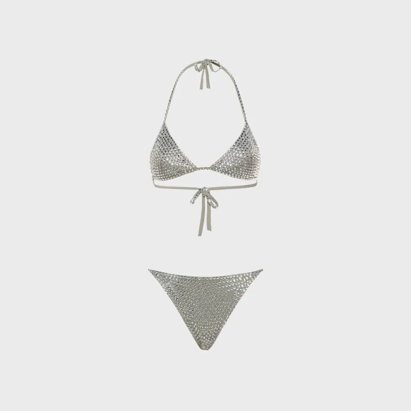 Oseree Crystal Two Piece Bikini Set - Crystal made by Oséree